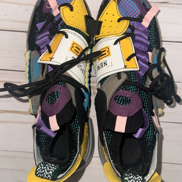 Colorful Multi-Panel Sneakers - Picture 3 of 11